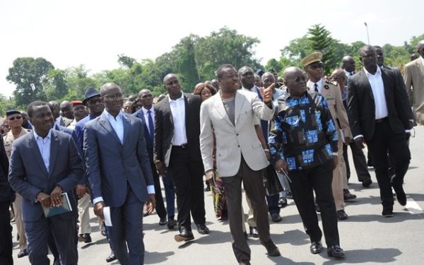 Le président ghanéen en visite officielle au Togo