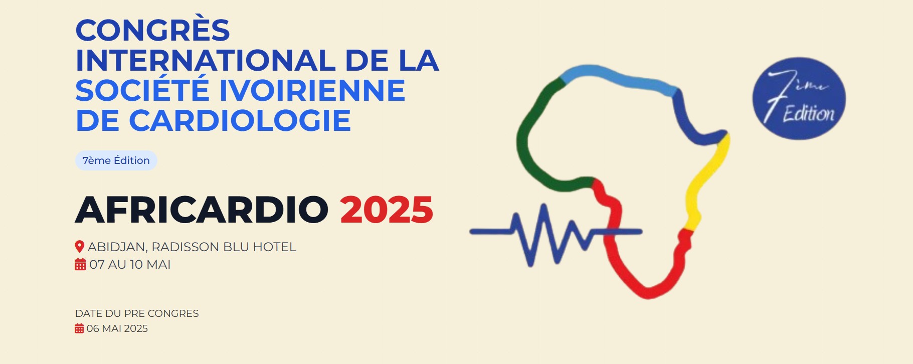 CONGRÈS INTERNATIONAL DE LA SOCIÉTÉ IVOIRIENNE DE CARDIOLOGIE crédit photo: @africardio.ci