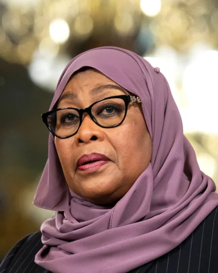 Présidente de la Tanzanie Samia Suluhu Hassan