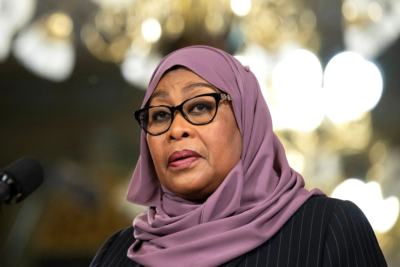 Présidente de la Tanzanie Samia Suluhu Hassan