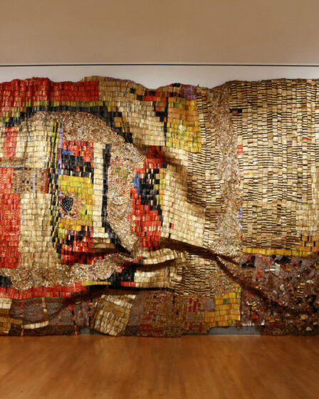 Une oeuvre de ANATSUI crédit photo : @contemporary-african-art.com